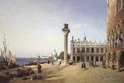 Jean Baptiste Camille  Corot Venise (mk11) Sweden oil painting reproduction